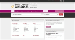 Desktop Screenshot of bellydanceclassifieds.com