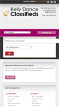 Mobile Screenshot of bellydanceclassifieds.com